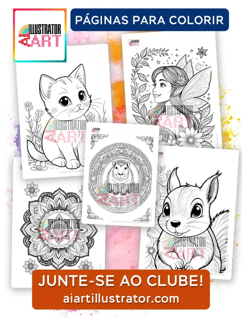 Páginas para Colorir exclusivas e gratuitas